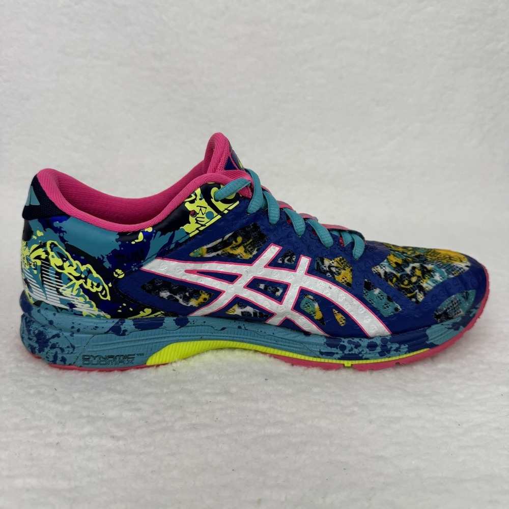 ASICS GEL-Noosa Tri 11 Women Running Shoes 9 Colorful Glow in Dark T676N - Picture 4 of 12
